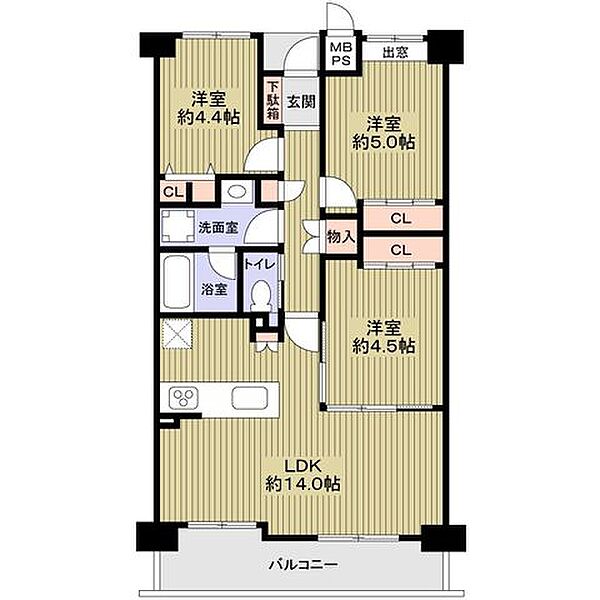 間取りを拡大表示