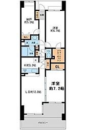リーベスト西千葉 3LDKの間取図画像