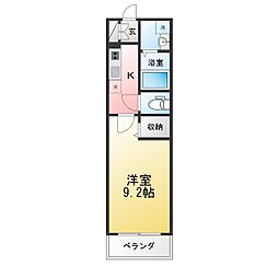 ウィンザー駅前館 1Kの間取図画像