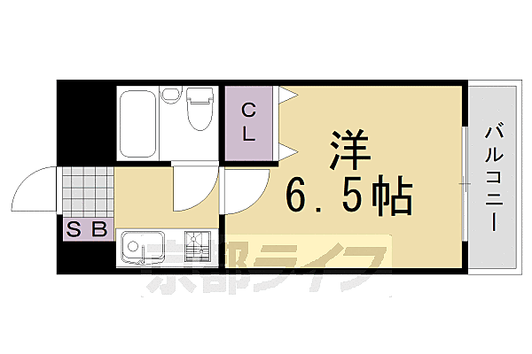 パティオオカモト 211｜京都府京都市西京区大枝沓掛町(賃貸マンション1K・2階・18.38㎡)の写真 その2