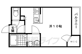 レオパレス罧原 105 ｜ 京都府京都市右京区嵯峨罧原町（賃貸アパート1R・1階・31.05㎡） その2