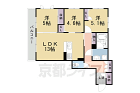 仮称）シャーメゾングラン西京極 206 ｜ 京都府京都市右京区西京極郡醍醐田町（賃貸マンション3LDK・2階・68.88㎡） その2