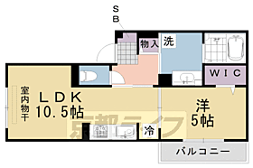 Ｄ－ＲＯＯＭ松尾鈴川 206 ｜ 京都府京都市西京区松尾鈴川町（賃貸アパート1LDK・2階・40.05㎡） その2