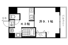 イクスピリオド五条 206 ｜ 京都府京都市右京区西京極野田町（賃貸マンション1K・2階・30.08㎡） その2