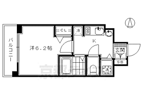 京都府京都市下京区上之町（賃貸マンション1K・5階・21.15㎡） その2