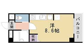 京都府京都市下京区鍵屋町（賃貸マンション1R・3階・20.37㎡） その2