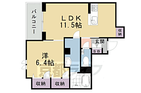 シャーメゾン京都旧二条 205 ｜ 京都府京都市中京区西ノ京車坂町（賃貸マンション1LDK・2階・45.91㎡） その2