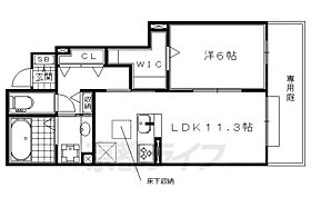 扇山（ＳＥＮＺＡＮ） 102 ｜ 京都府京都市右京区鳴滝桐ケ淵町（賃貸アパート1LDK・1階・47.93㎡） その2