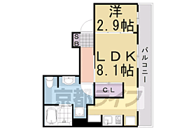 ハウスオクムラ 401 ｜ 京都府京都市西京区上桂西居町（賃貸マンション1LDK・4階・28.43㎡） その2