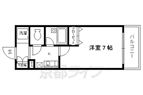 大晋メゾネ四条大宮 1012 ｜ 京都府京都市中京区壬生坊城町（賃貸マンション1K・10階・21.50㎡） その2