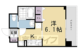 京都府京都市南区東九条西明田町（賃貸マンション1K・2階・22.23㎡） その2