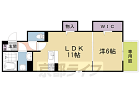 仮称）Ｄ－ｒｏｏｍ西京極殿田町ＰＪ　Ｃ棟 102 ｜ 京都府京都市右京区西京極殿田町（賃貸アパート1LDK・1階・41.91㎡） その2