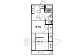 洛西マンションＮＯ．2 406 ｜ 京都府京都市右京区西院西田町（賃貸マンション2K・4階・38.16㎡） その2