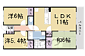 レジディア太秦2階11.1万円