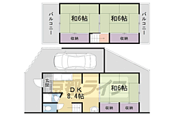 梅津罧原町貸家