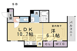 ＧＲＡＭＭ桂北滝川　Ｃ棟 2階/203