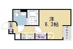 グランデコート西院三蔵 1階