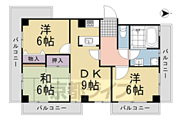 京都地下鉄東西線 二条駅 徒歩3分 2階/-