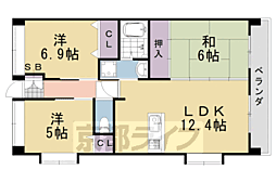 トルナーレ桂川 6階/603