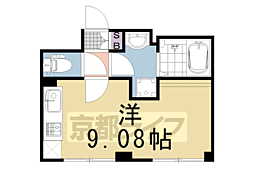 GARDENCOURTSOLA ワンルームの間取図画像