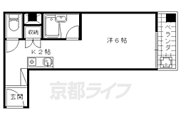 ダイシンfビル 1Kの間取図画像