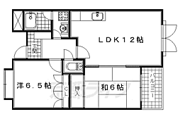 ローゼンガーデン 2LDKの間取図画像
