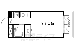 デミ洛北 1Kの間取図画像