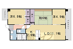 コルテ・デ・春日 3LDKの間取図画像
