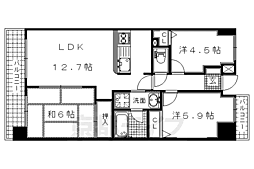 ヴィヴァーチェ桃山 3LDKの間取図画像