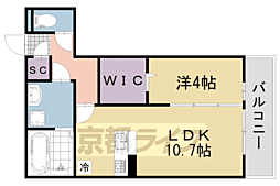 GRAMM佐野屋敷 1LDKの間取図画像