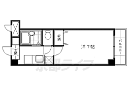 Builm-One 1Kの間取図画像