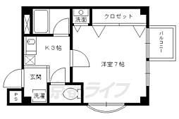 メゾン・ド・ジュネス 1Kの間取図画像