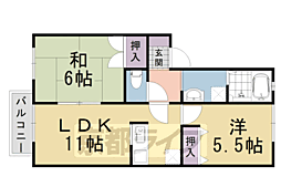 ルシェール正栄 2LDKの間取図画像