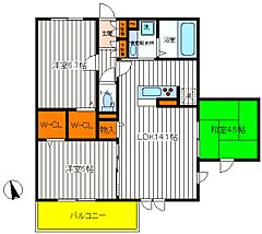 物件の間取り