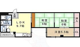 滋賀県大津市中央１丁目（賃貸マンション3LDK・4階・64.00㎡） その2