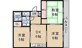 京都府京都市山科区小山谷田町（賃貸アパート3DK・1階・55.00㎡） その2