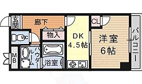 京都府京都市山科区椥辻西浦町（賃貸マンション1DK・1階・27.00㎡） その2