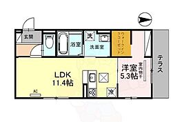 京都府京都市山科区西野野色町（賃貸アパート1LDK・1階・41.86㎡） その2