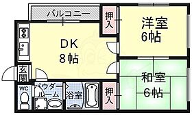 京都府京都市山科区西野楳本町（賃貸マンション2LDK・3階・48.00㎡） その2