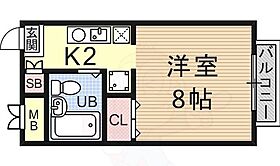 京都府京都市山科区小山中ノ川町（賃貸アパート1R・1階・17.39㎡） その2