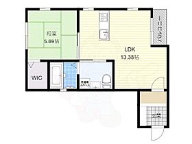 京都府京都市山科区安朱南屋敷町（賃貸アパート1LDK・2階・43.54㎡） その2