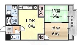JR東海道・山陽本線 瀬田駅 徒歩3分の賃貸マンション 1階2LDKの間取り
