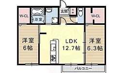 JR湖西線 唐崎駅 徒歩10分 2階/-