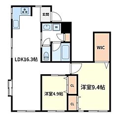 物件の間取り