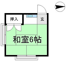 成恵苑 ワンルームの間取図画像