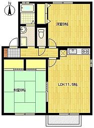 プロスパータウン小城D 1階/-