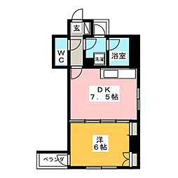 間取図画像 1DK