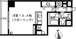 AzaleeK.2 ワンルームの間取図画像