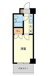 ファミーユビル 1Kの間取図画像