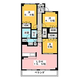 S-FORT横浜青葉台 3LDKの間取図画像
